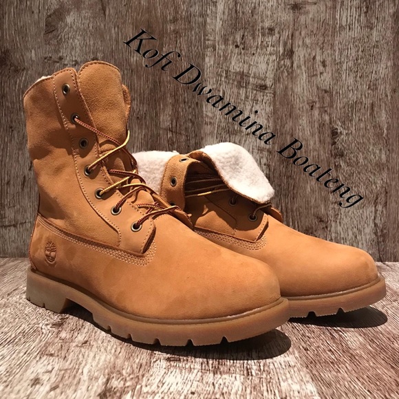 Timberland Linden Wood Fold-Down Teddy Fleec A1KGC - Picture 3 of 8